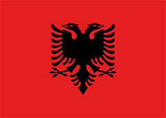 flag of Albania