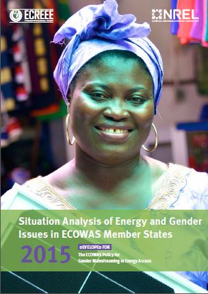 report cover: Situation Analysis of Energy and Gender Issues: Issues in ECOWAS Member State